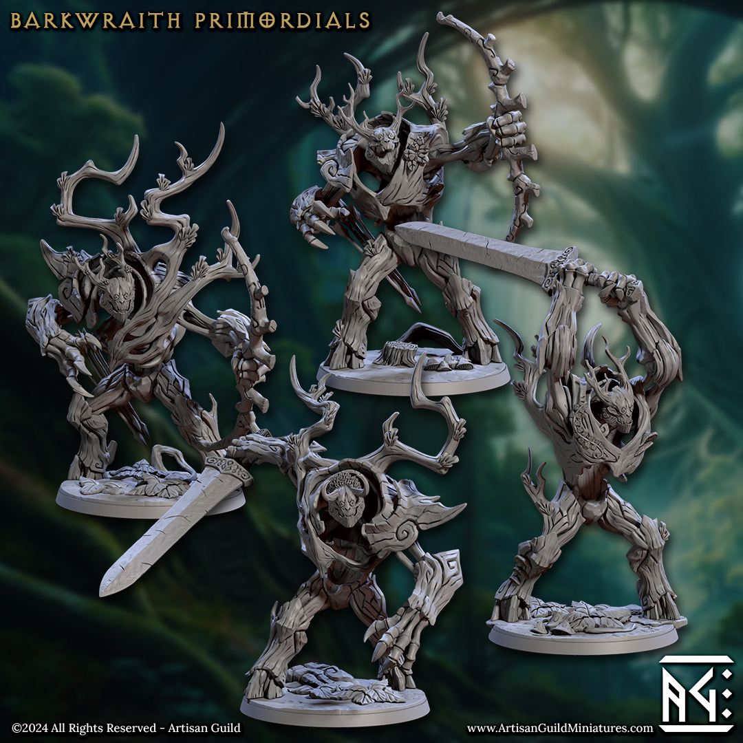 Barkwraith Primordials (4 models) - Kit I and Kit II