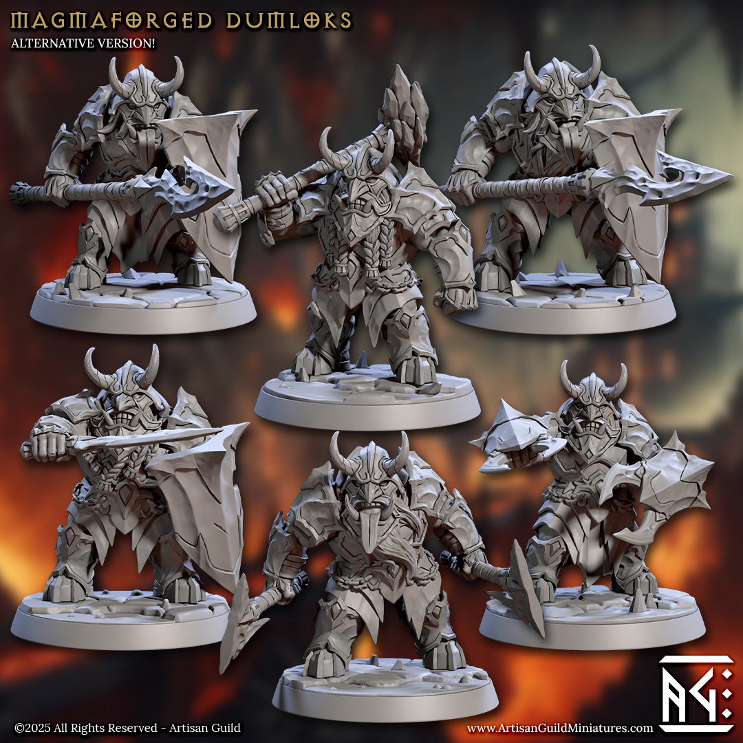 Magmaforged Dumloks (6 Models) Kit 1 & Kit 2