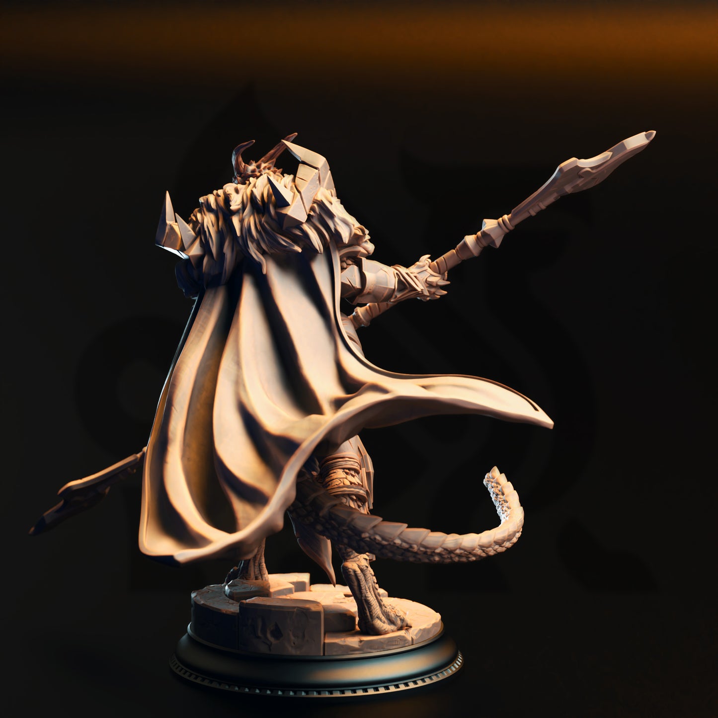 Apokris the Resolute - Silver Dragonkin Paladin