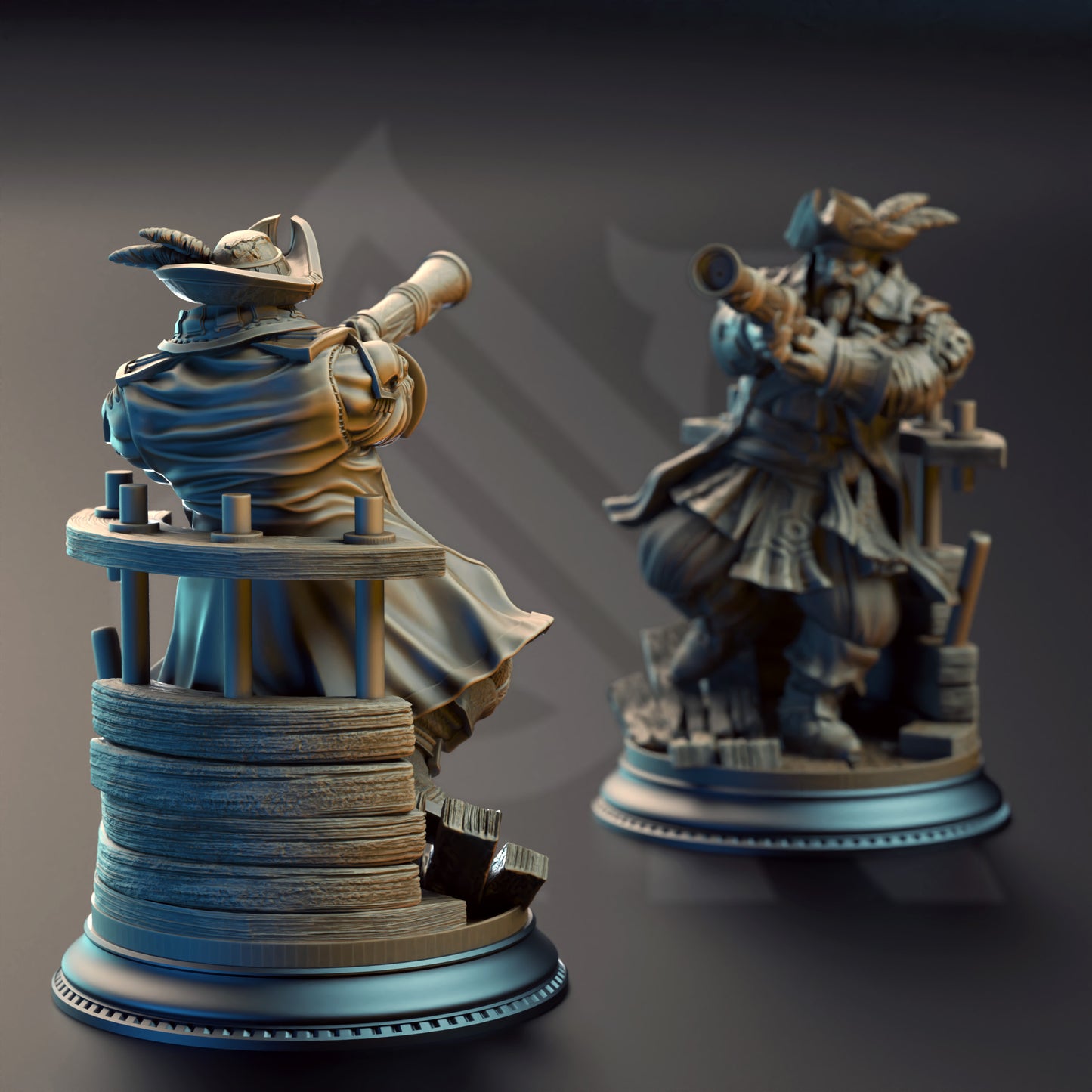 Baradin Blackbeard - Captain of the Gilded Seahorse