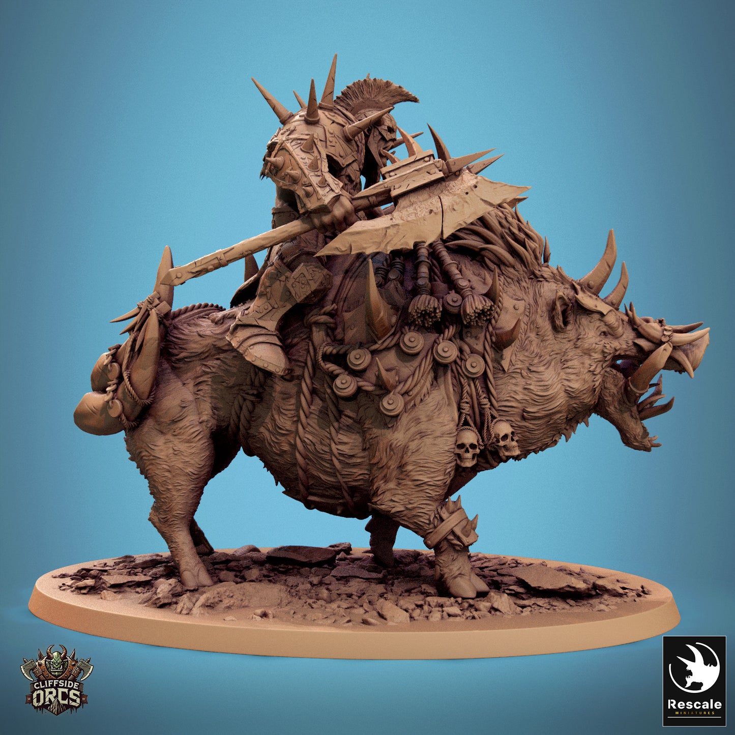 Orc Boar Mounted (8 Models)
