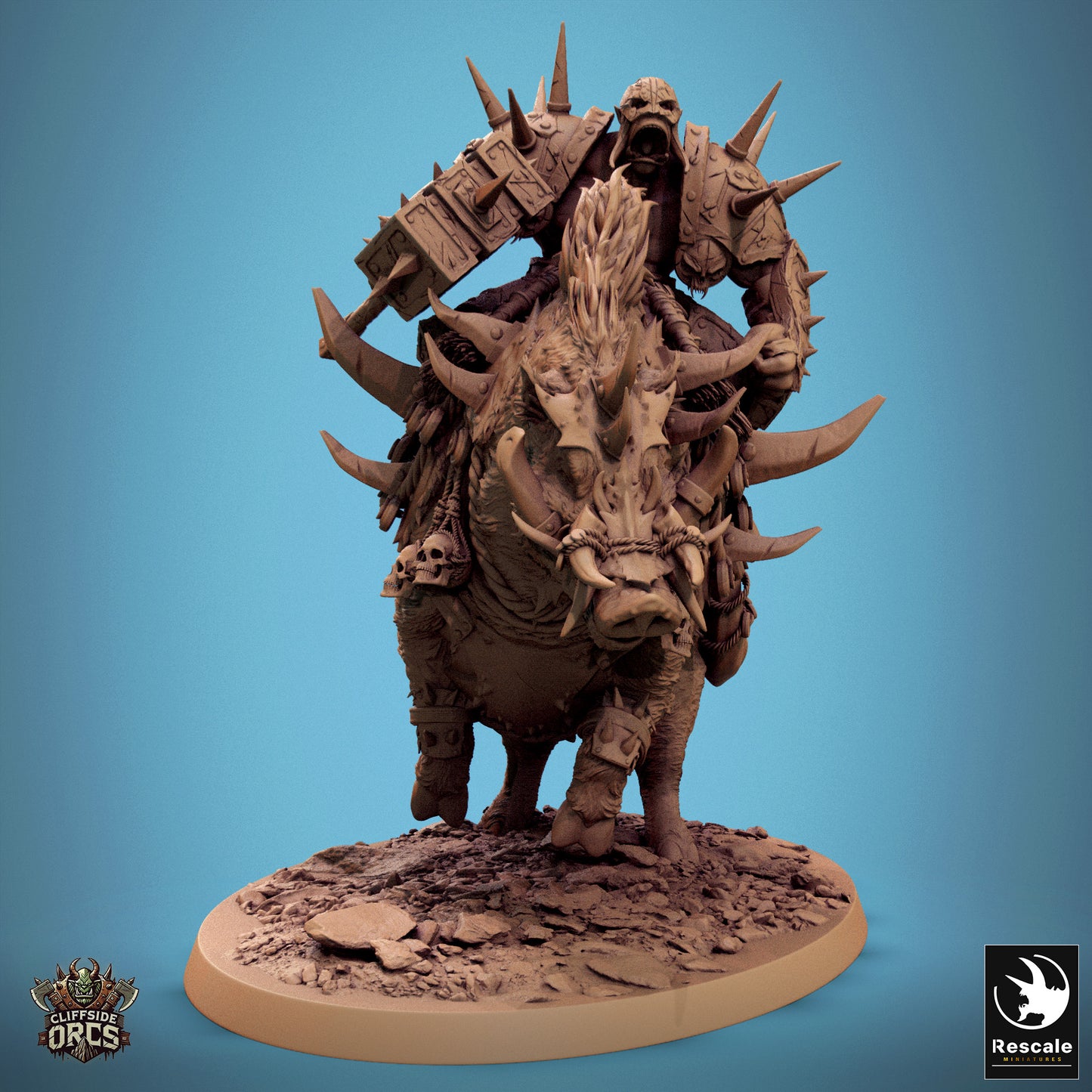 Orc Boar Mounted (8 Models)