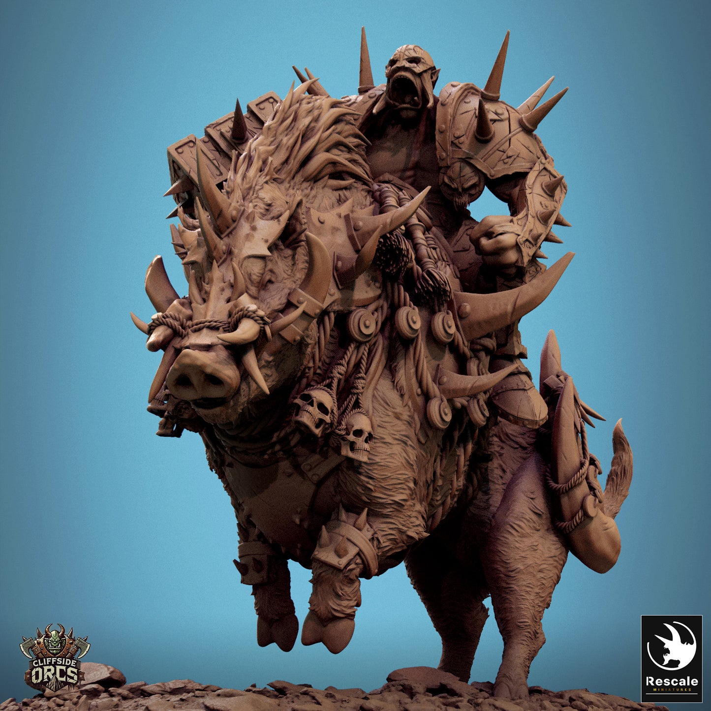 Orc Boar Mounted (8 Models)