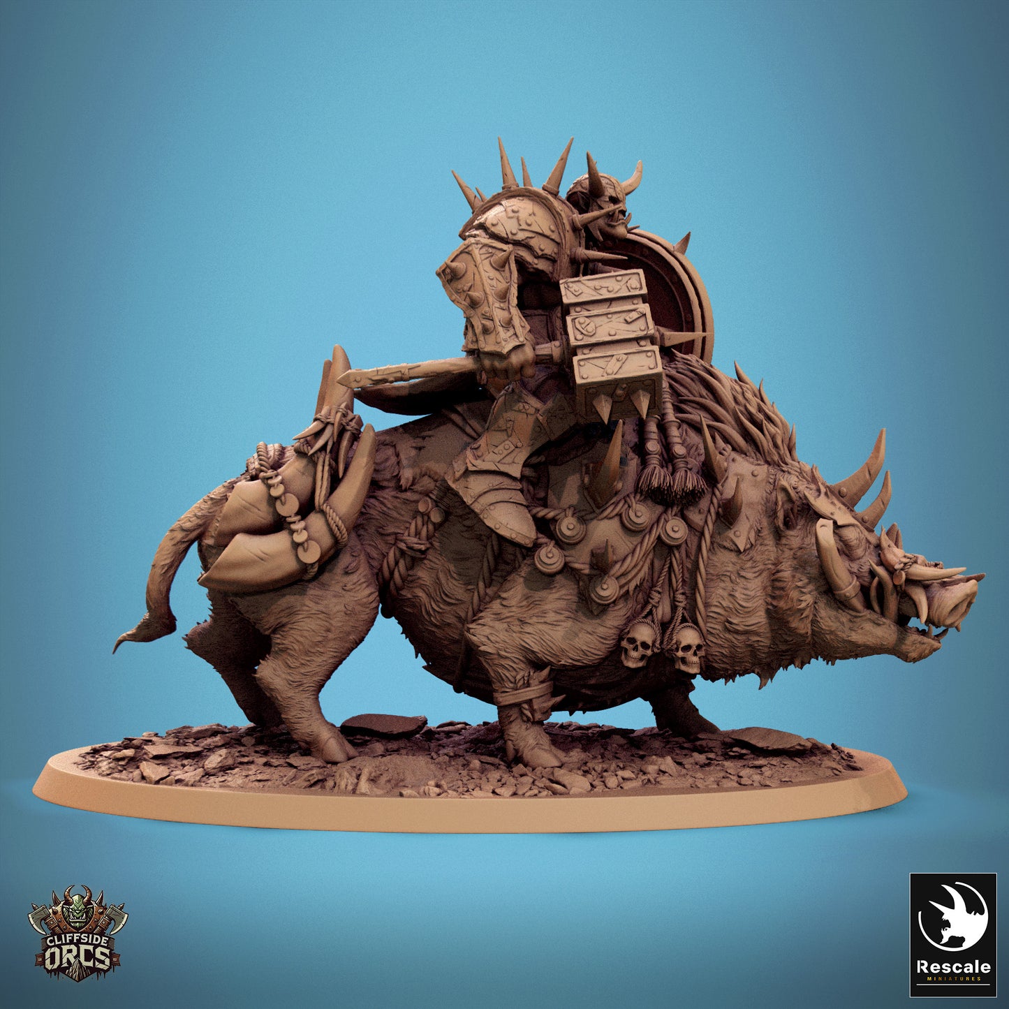 Orc Boar Mounted (8 Models)
