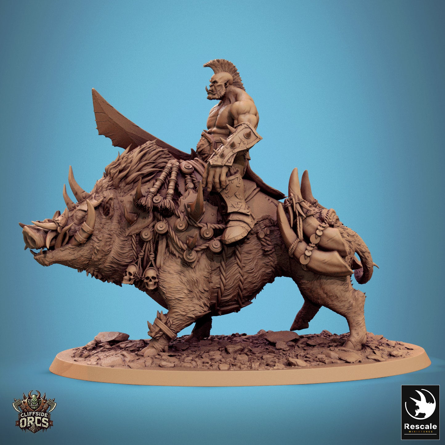 Orc Boar Mounted (8 Models)