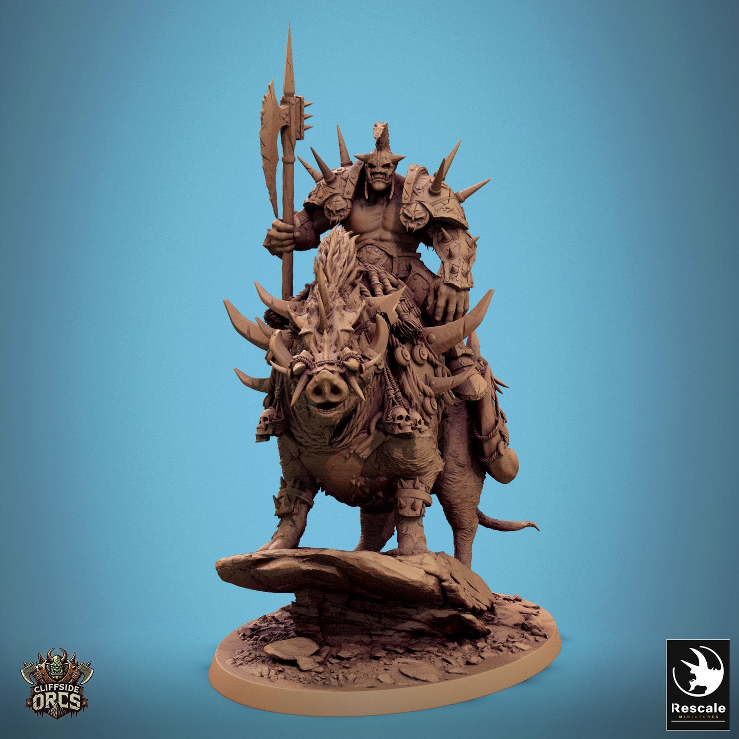 Orc Boar Mounted (8 Models)