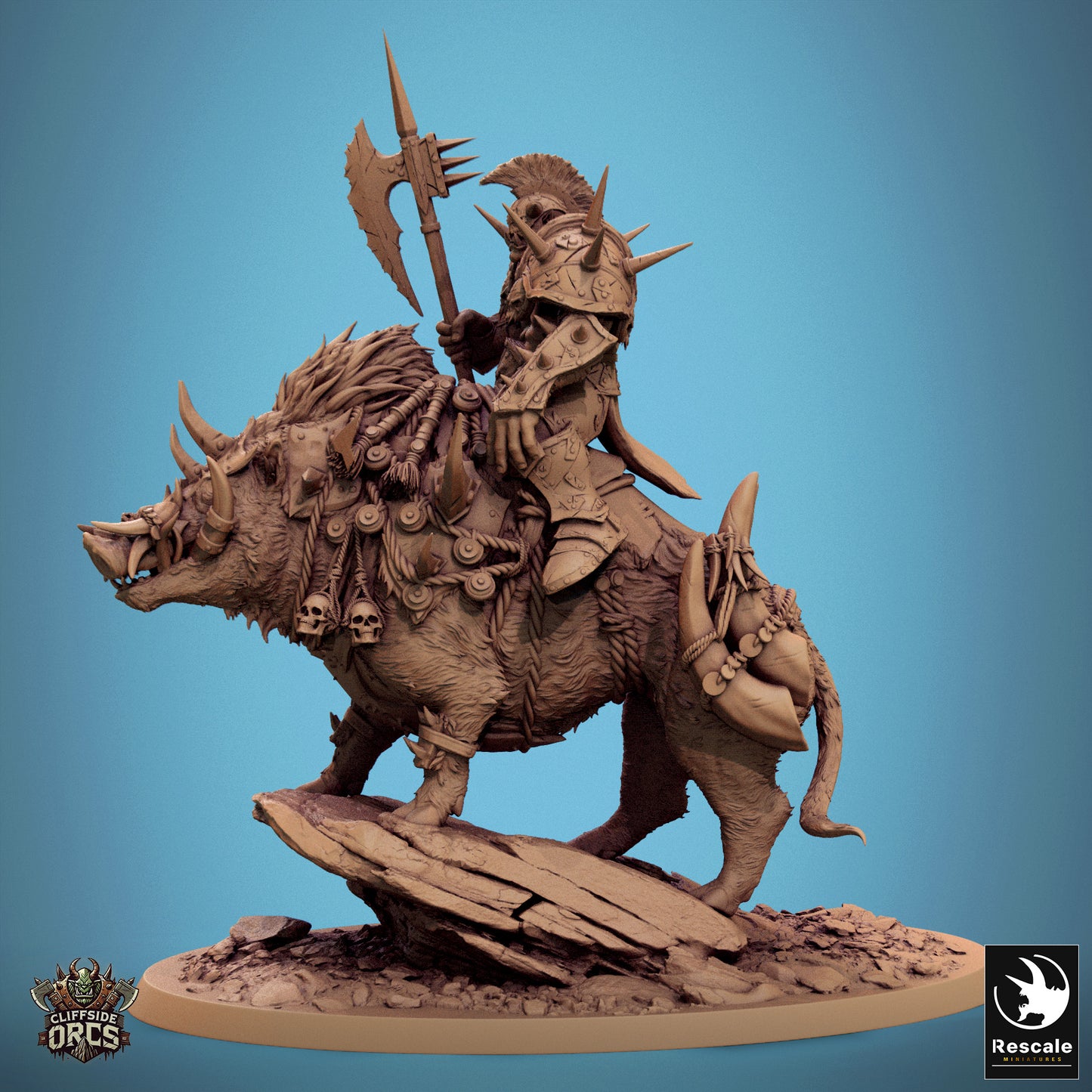 Orc Boar Mounted (8 Models)