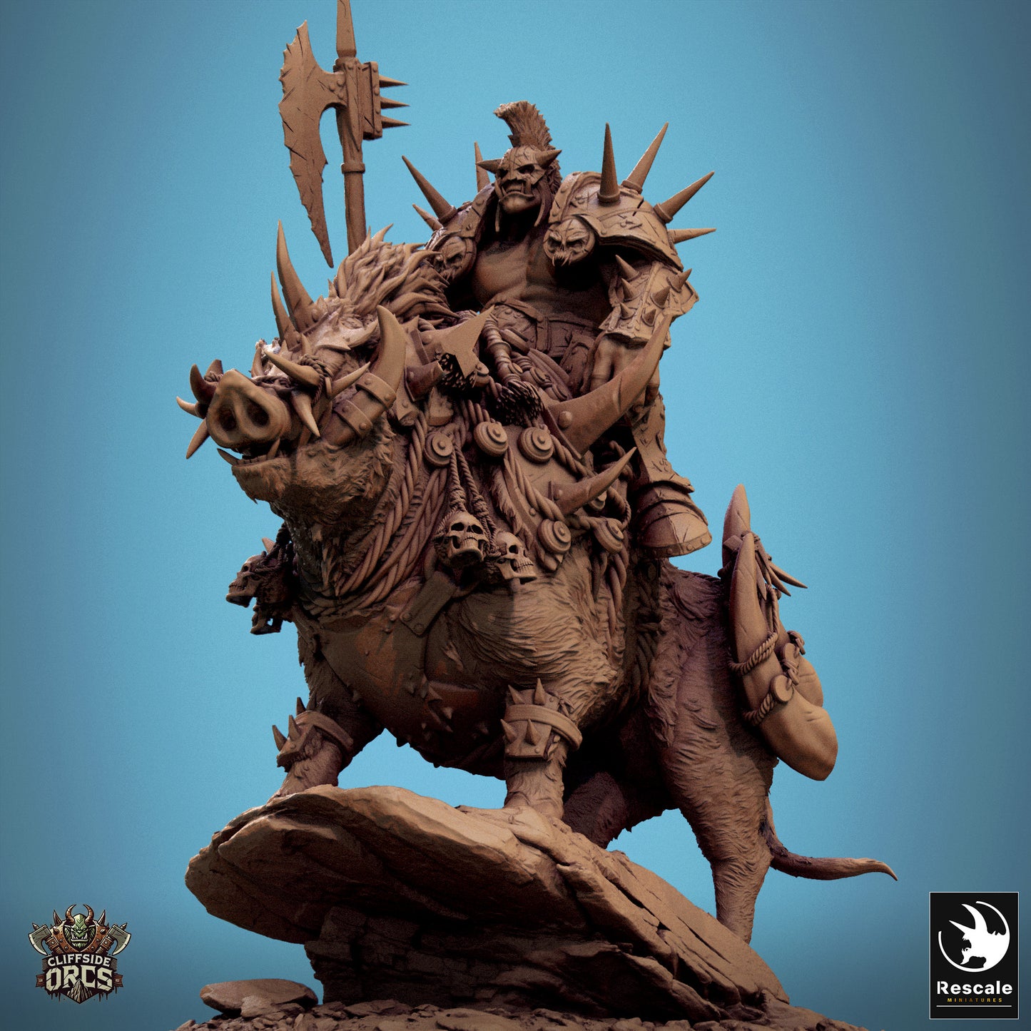 Orc Boar Mounted (8 Models)