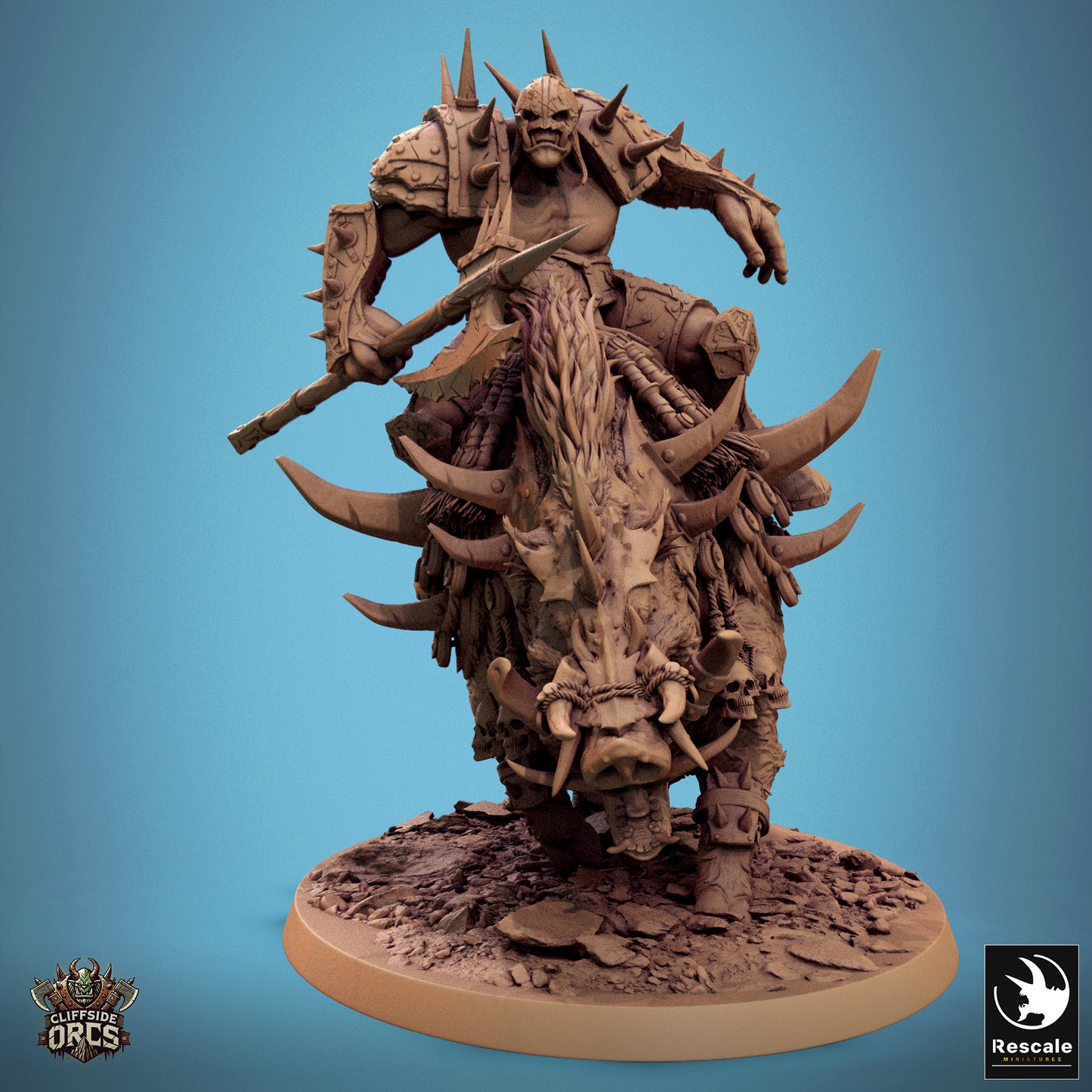 Orc Boar Mounted (8 Models)