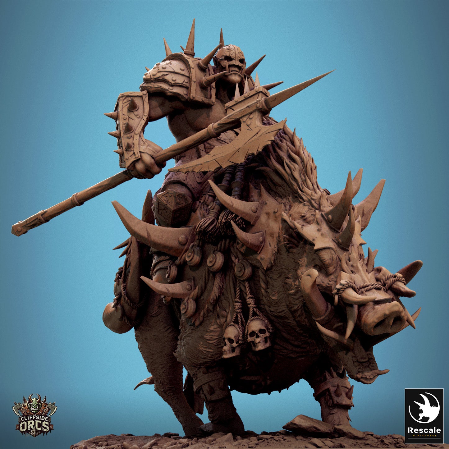 Orc Boar Mounted (8 Models)