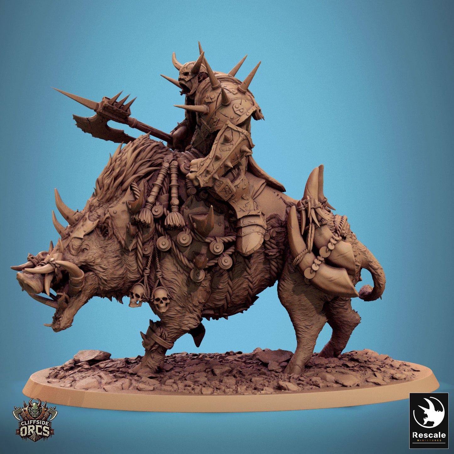Orc Boar Mounted (8 Models)
