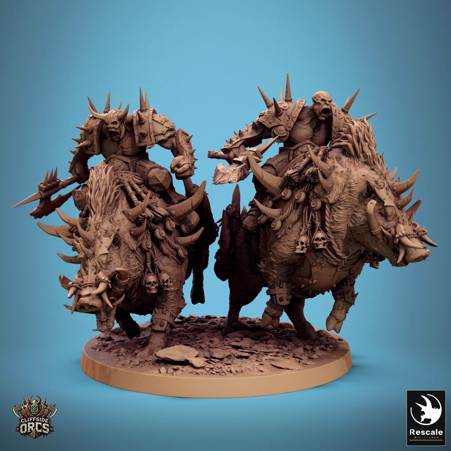 Orc Boar Mounted (8 Models)