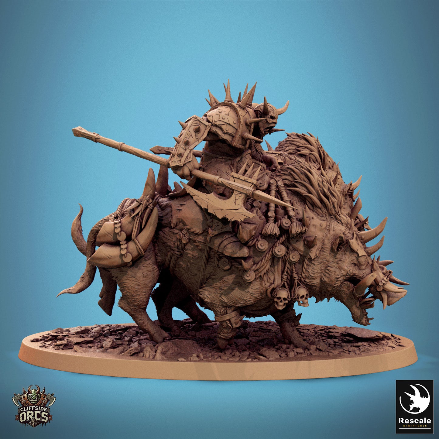 Orc Boar Mounted (8 Models)