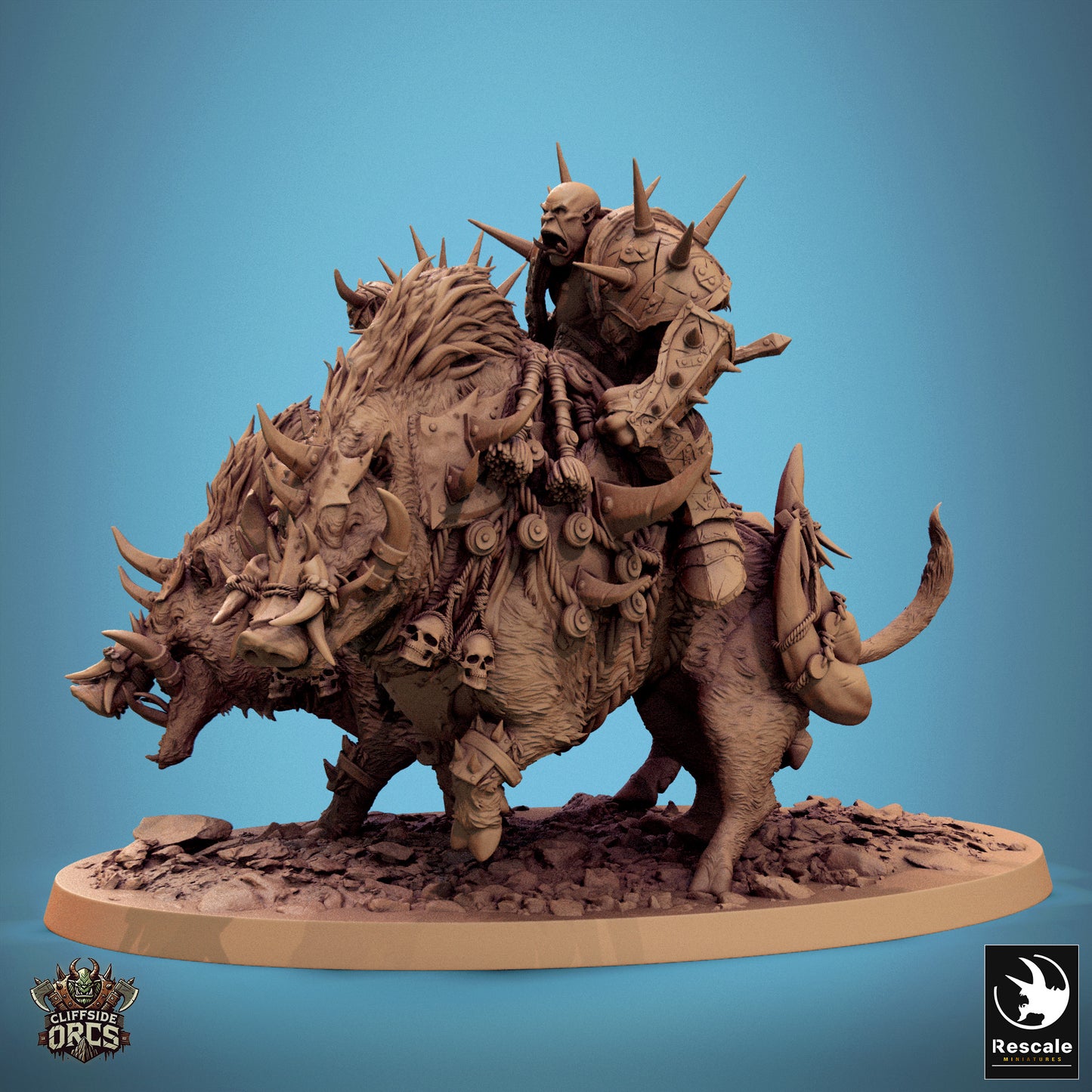 Orc Boar Mounted (8 Models)