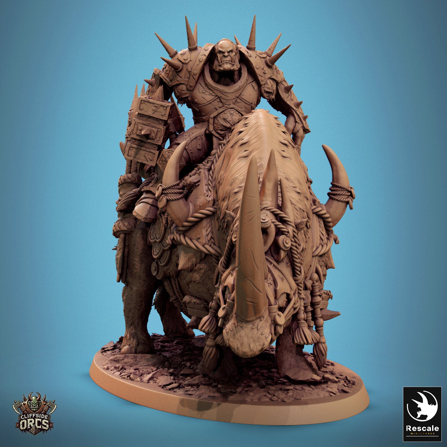 Orc Rhino Mounted (2 Poses)