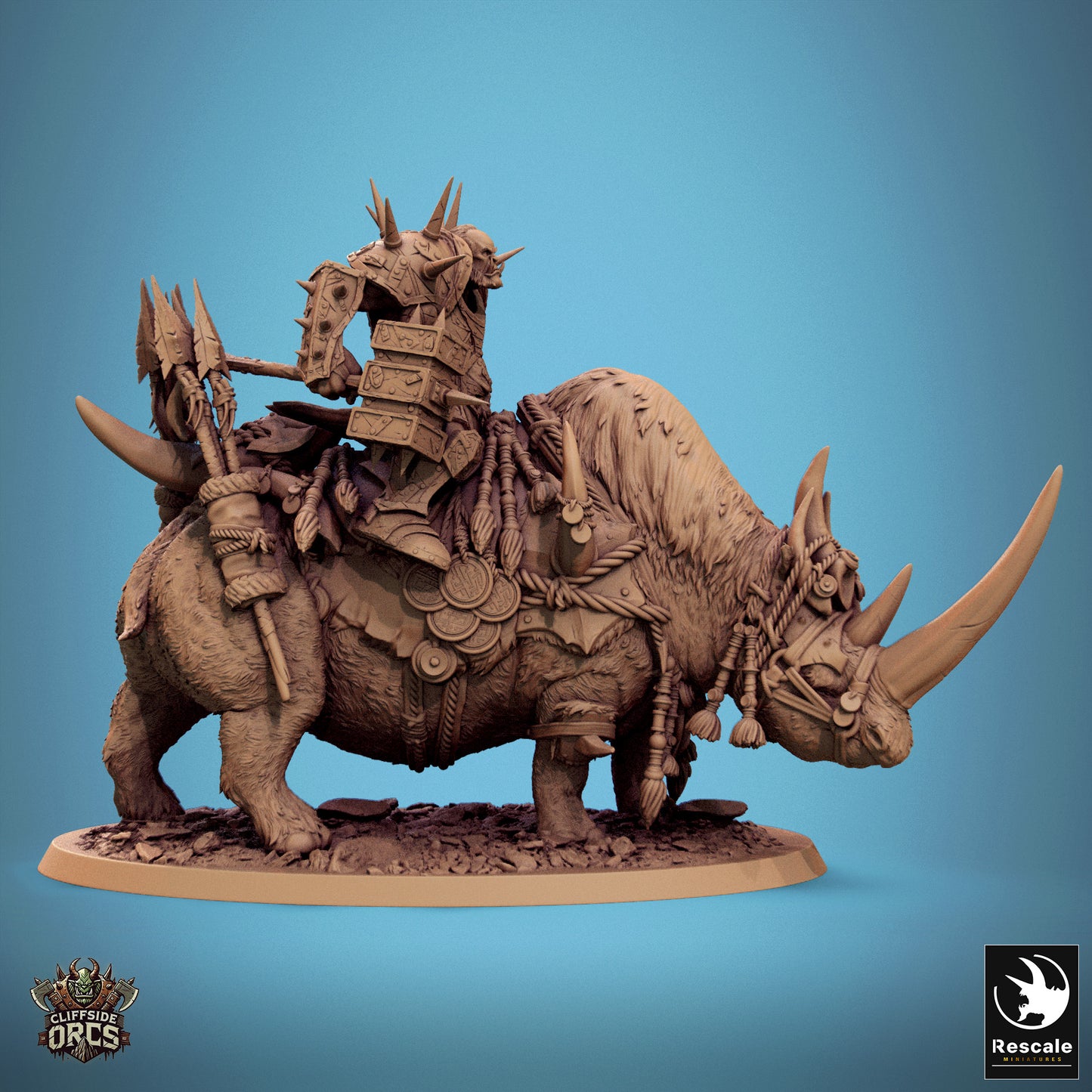 Orc Rhino Mounted (2 Poses)