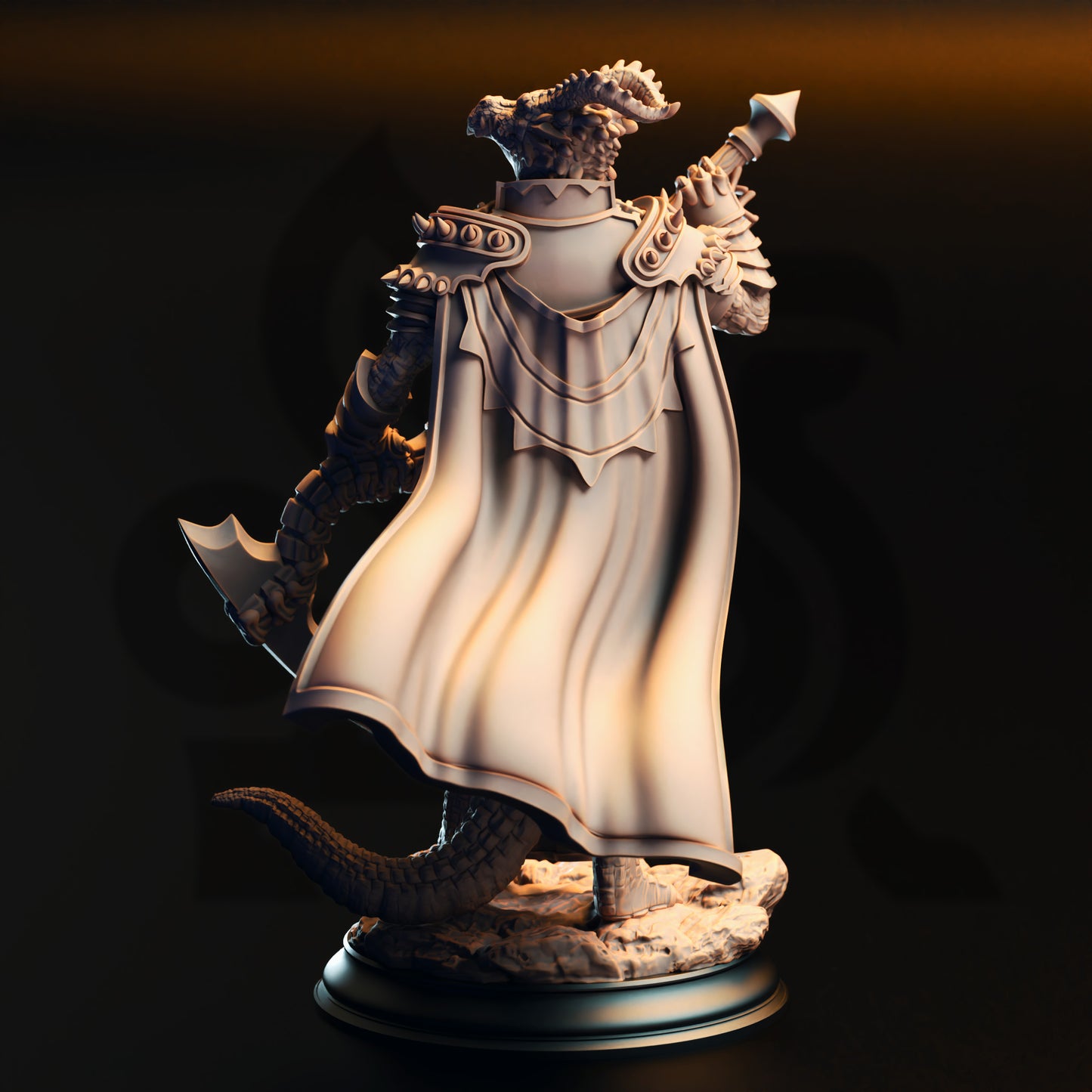 Ilvias the Reaper - Silver Dragonkin Warlock