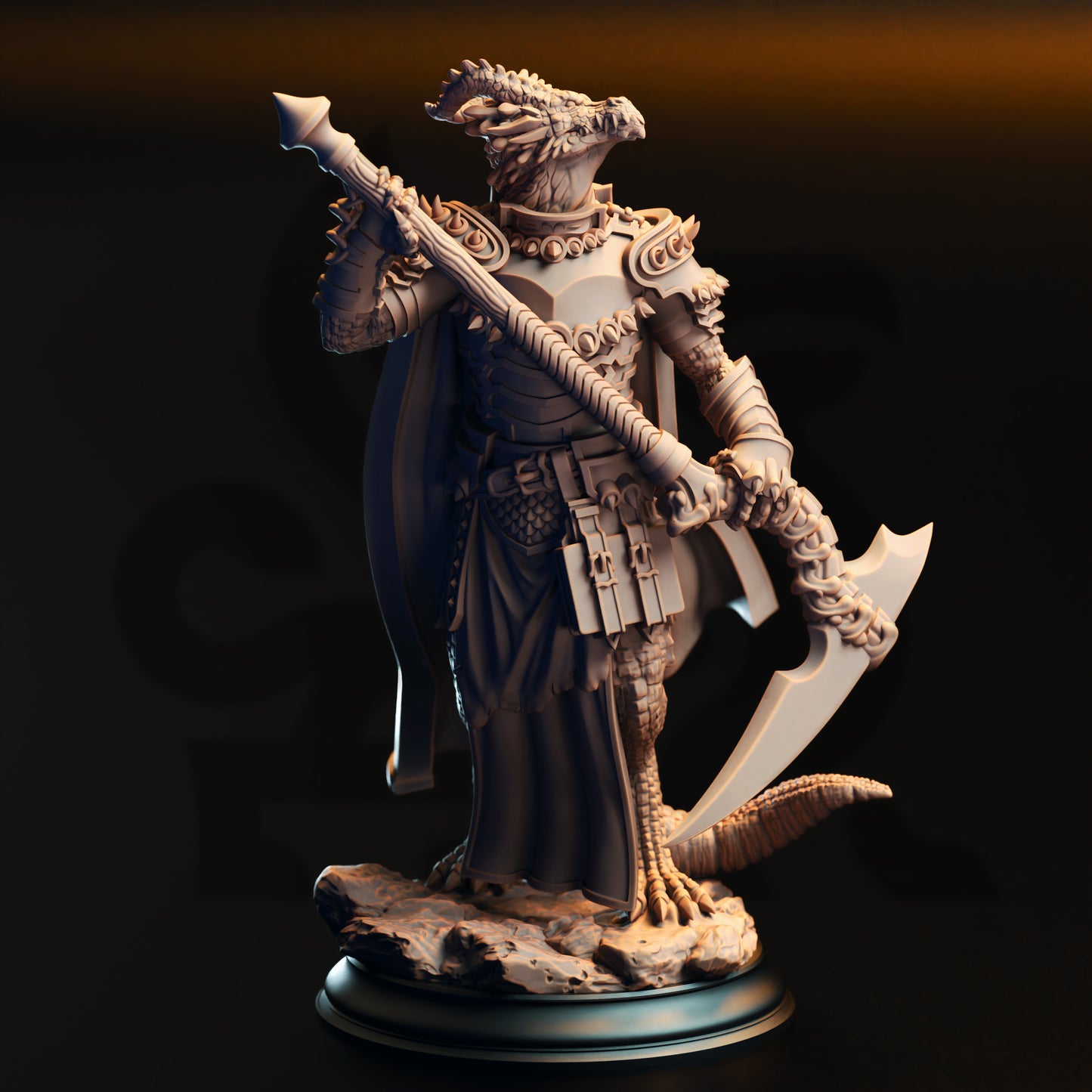 Ilvias the Reaper - Silver Dragonkin Warlock