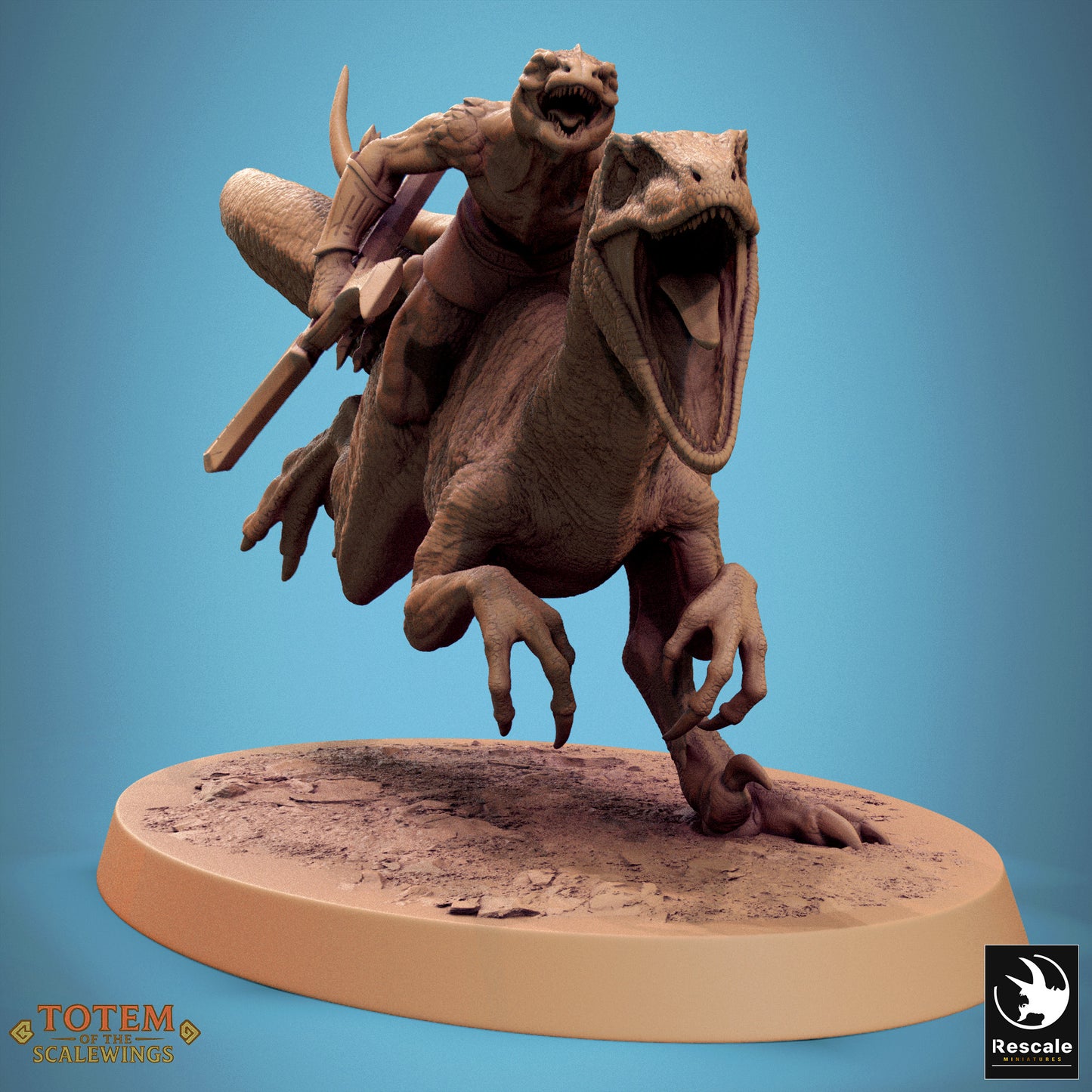Jurassic Velociraptor Rider (7 Models)