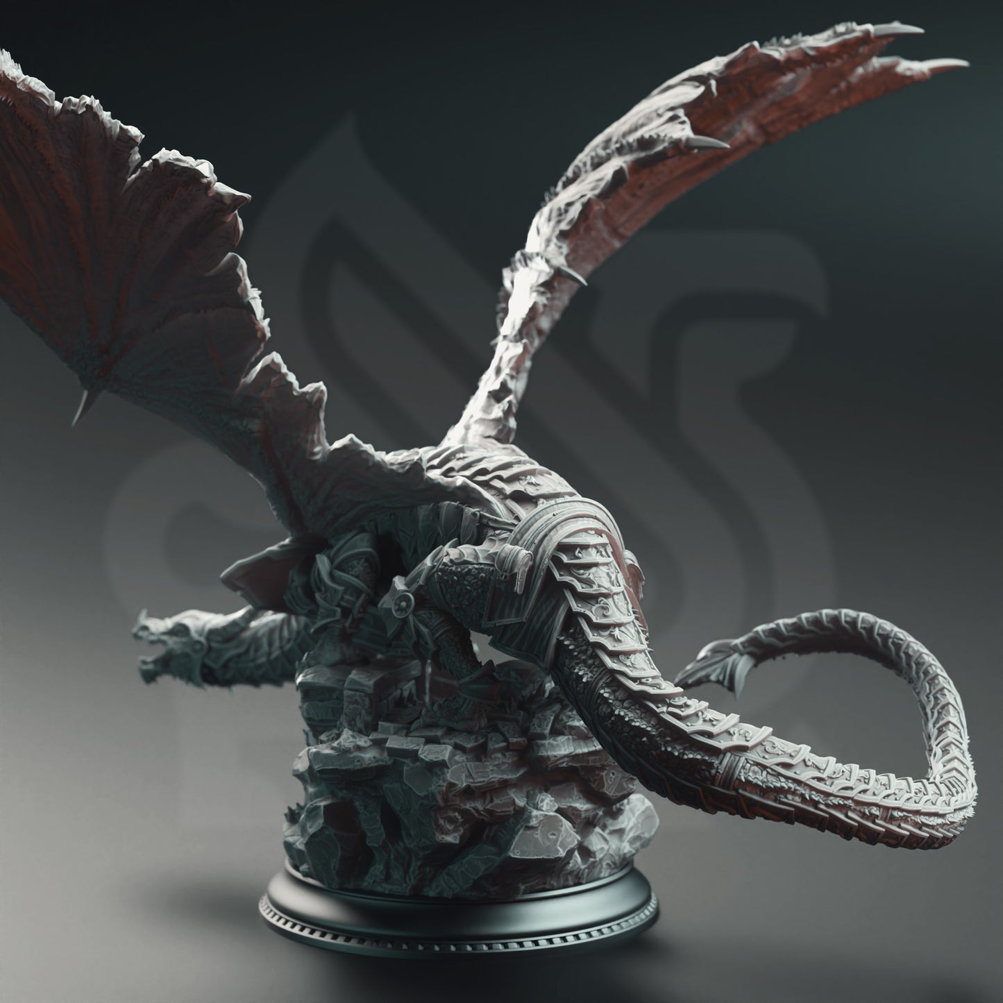 Kuriazor the Dark Scaled - Dragon of the Depths