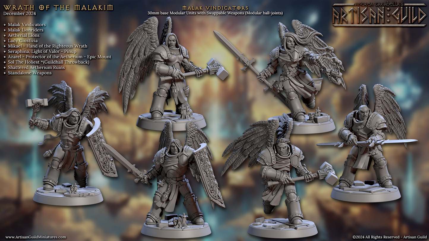 Malakim Vindicators (6 Models) Kit I, Kit II & Kit III