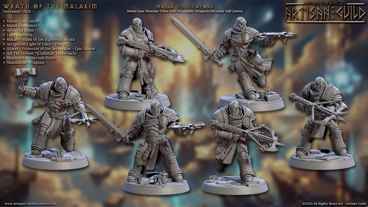 Malakim Vindicators (6 Models) Kit I, Kit II & Kit III
