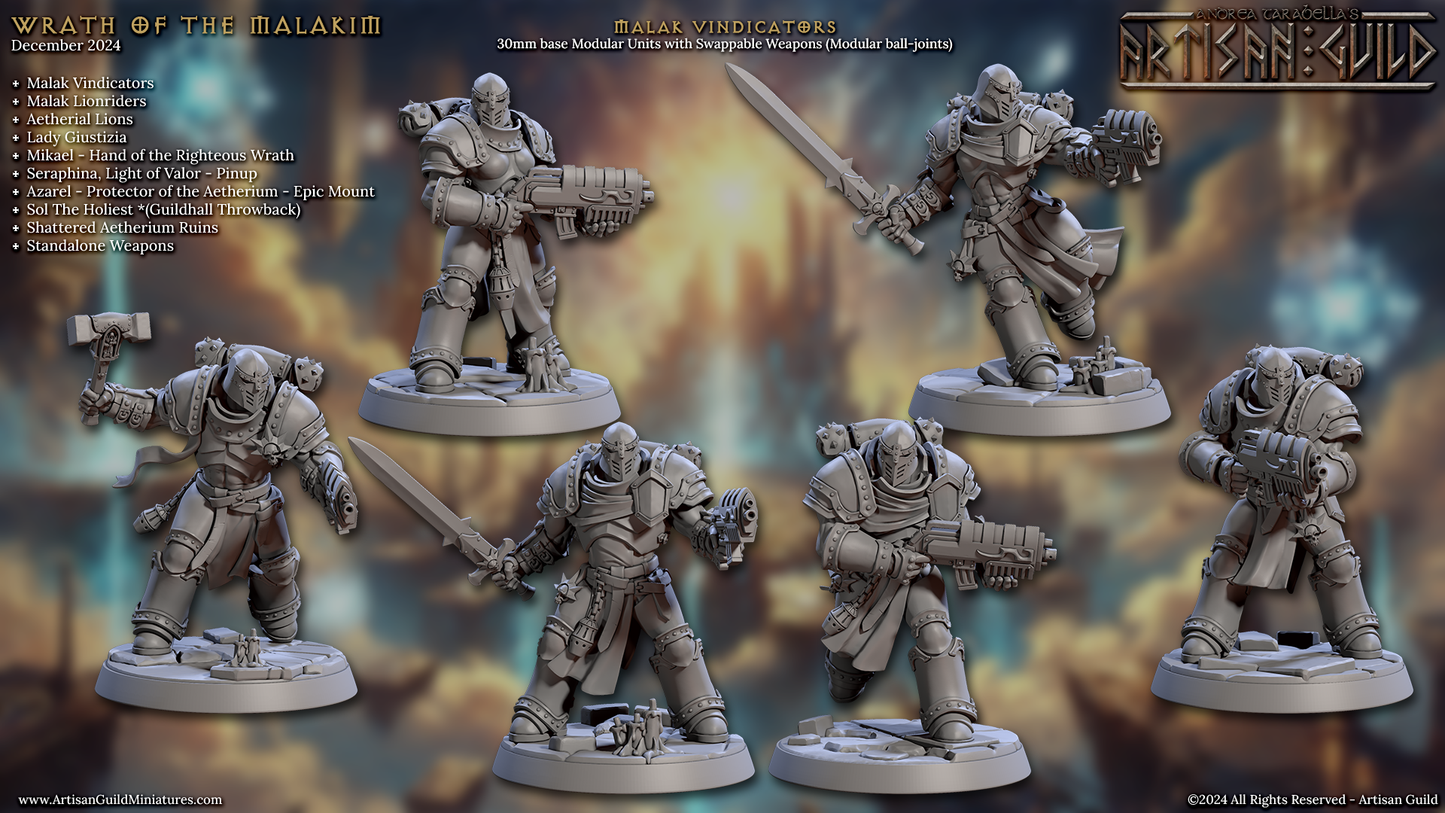Malakim Vindicators (6 Models) Kit I, Kit II & Kit III