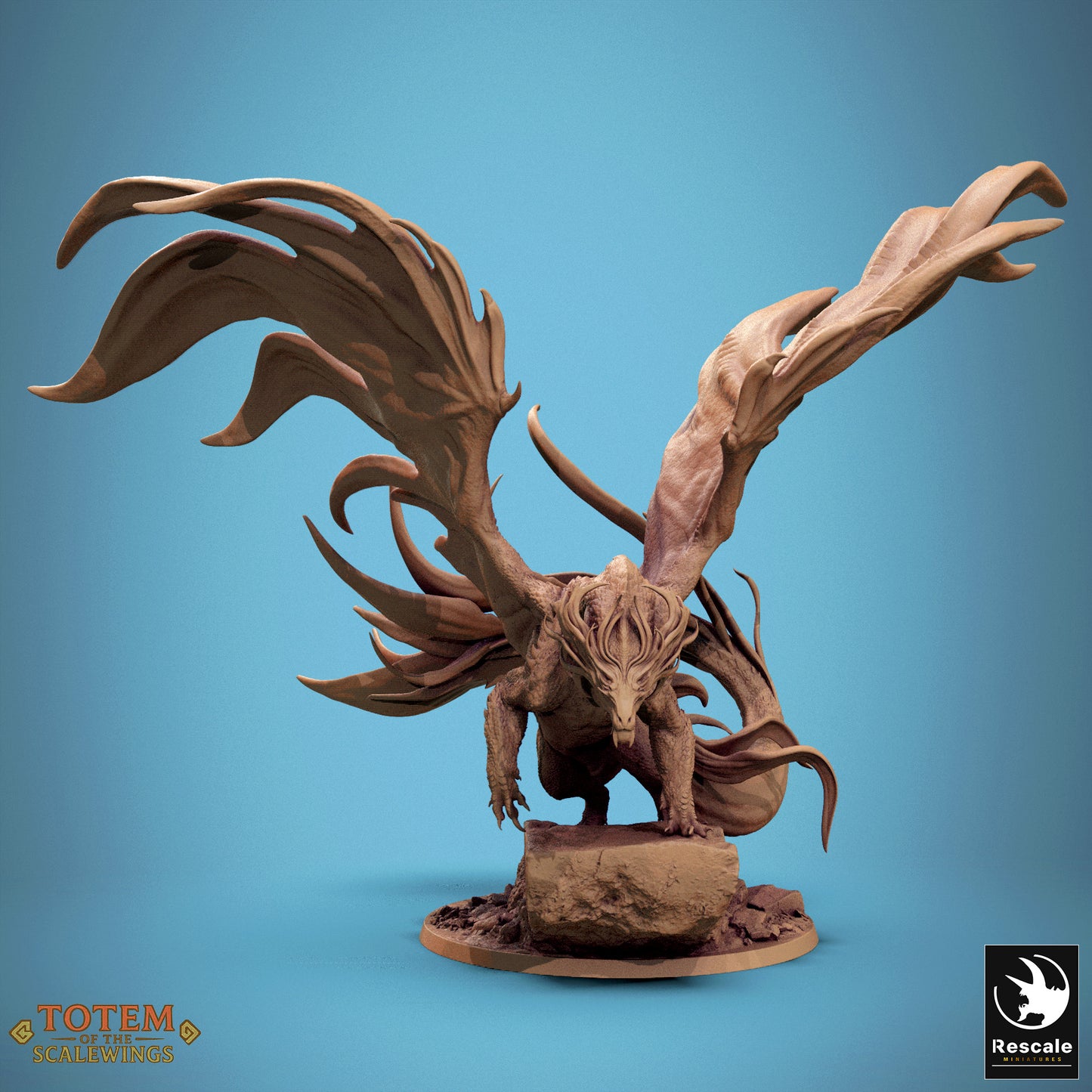 Metallic Brass Dragon (2 Poses)