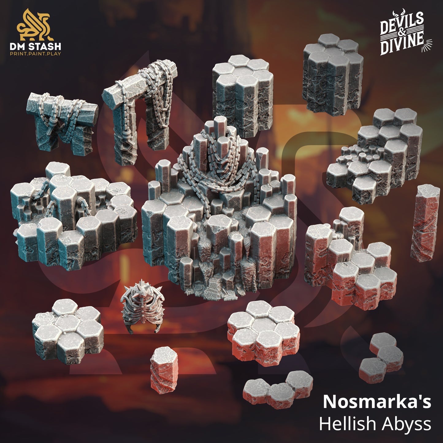 Nosmarka's Hellish Abyss - Terrain Set