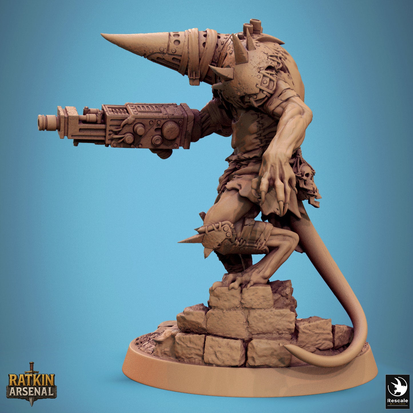 RatFolk Mutilated Mask (8 Models)