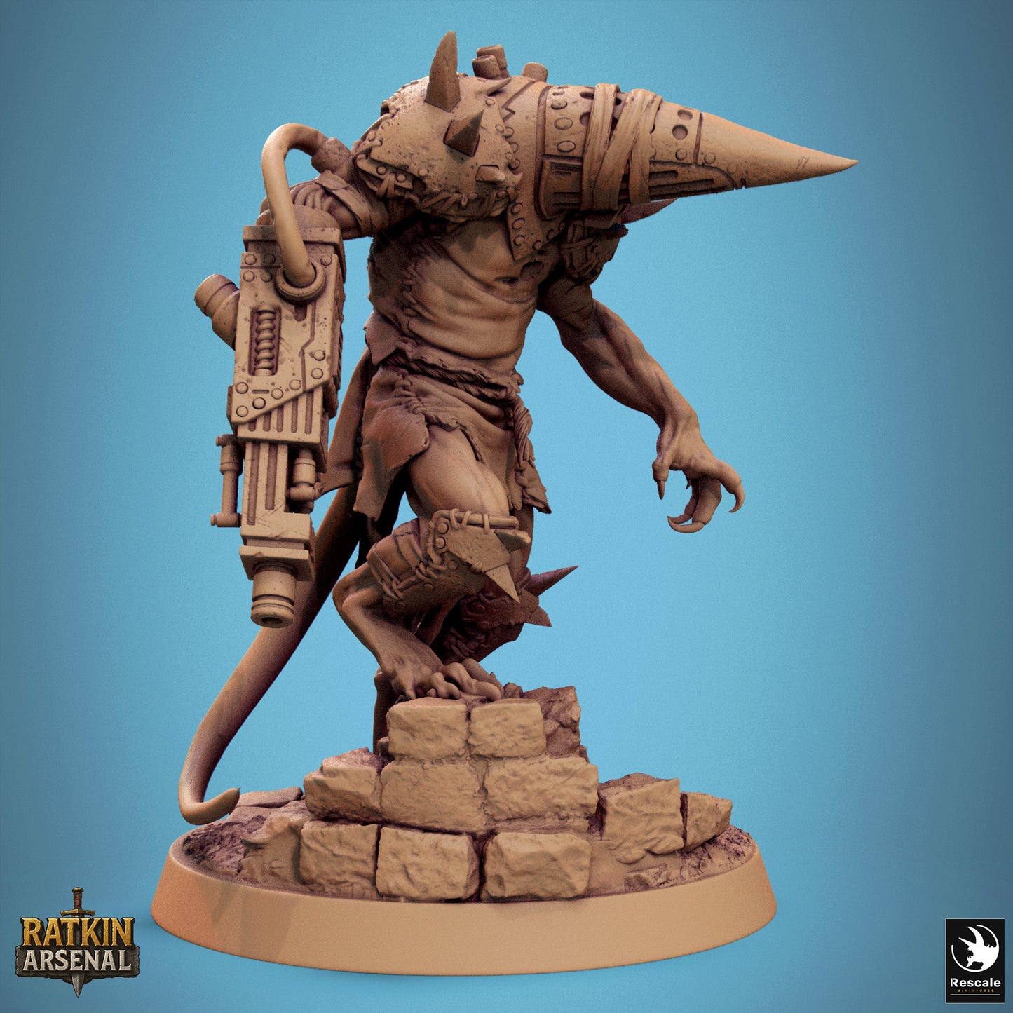 RatFolk Mutilated Mask (8 Models)
