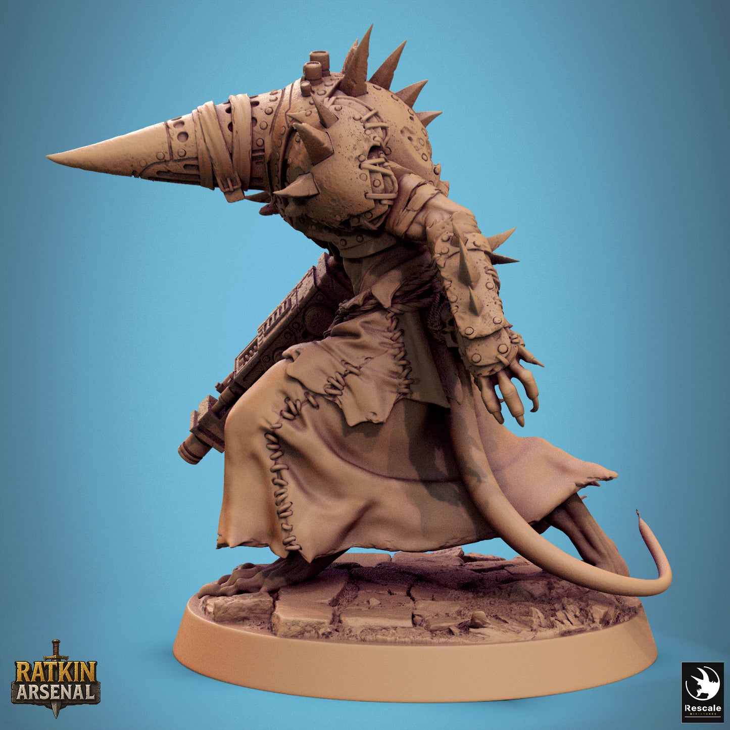 RatFolk Mutilated Mask (8 Models)