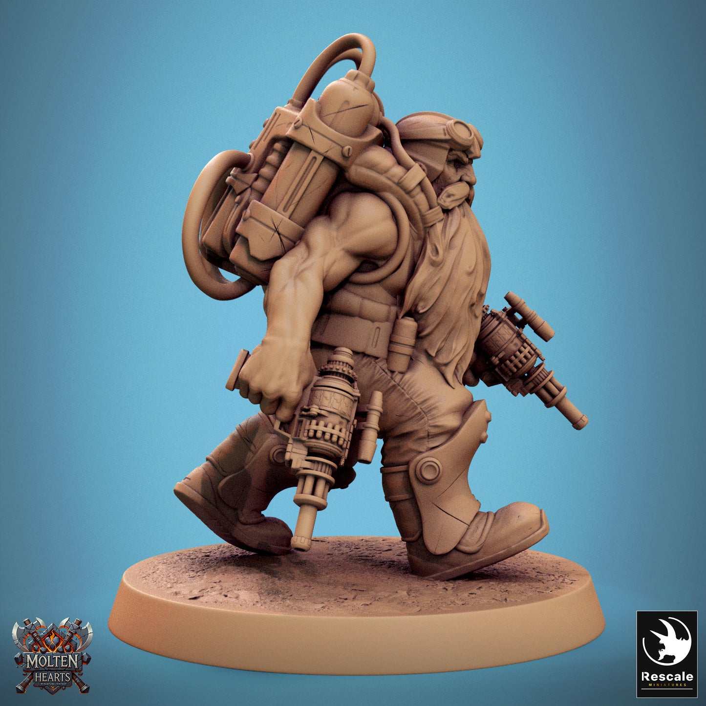 Dwarf Steampunk (20 Models)