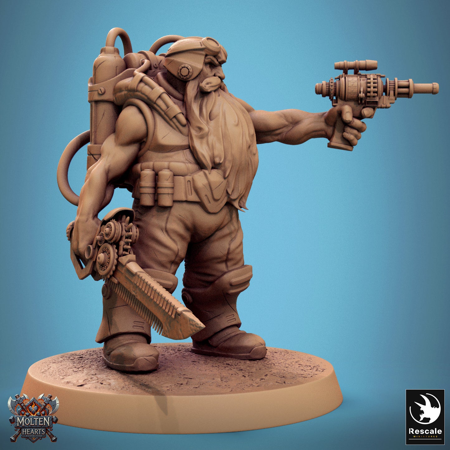 Dwarf Steampunk (20 Models)