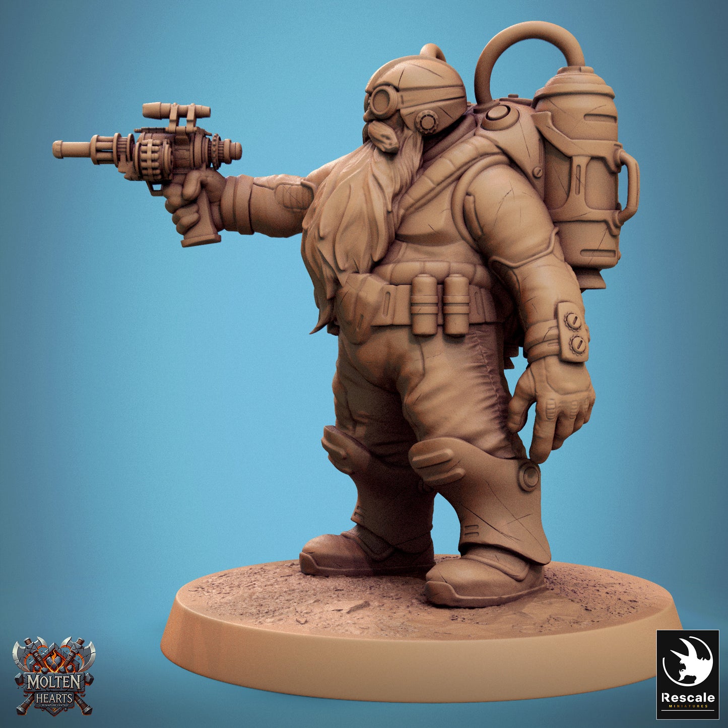 Dwarf Steampunk (20 Models)