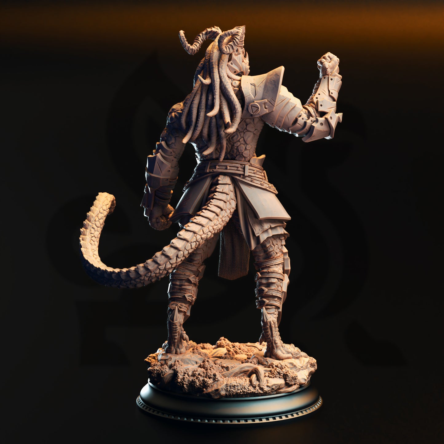 Vaakrin Steeljaw - Black Dragonkin Fighter