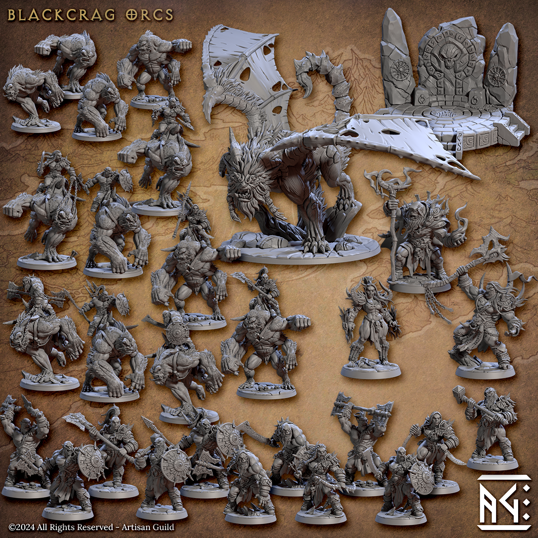 Blackcrag Orcs Complete Set