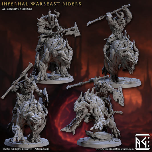 Infernal Warbeast Riders (4 Models) Kit 1 & Kit 2