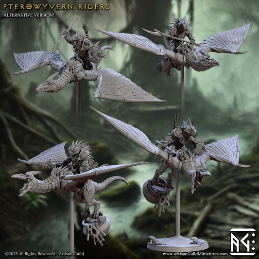 Pterowyvern Riders (4 Models) Kit 1 & Kit 2