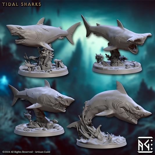 Tidal Sharks (4 Models)