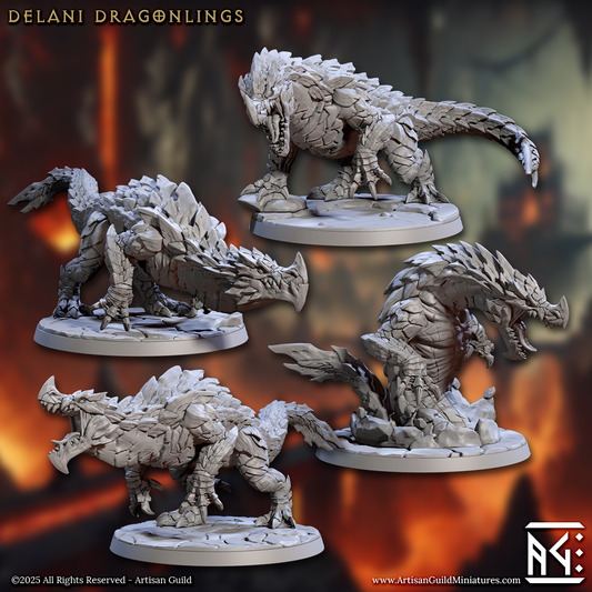 Delani Dragonling (4 Models)