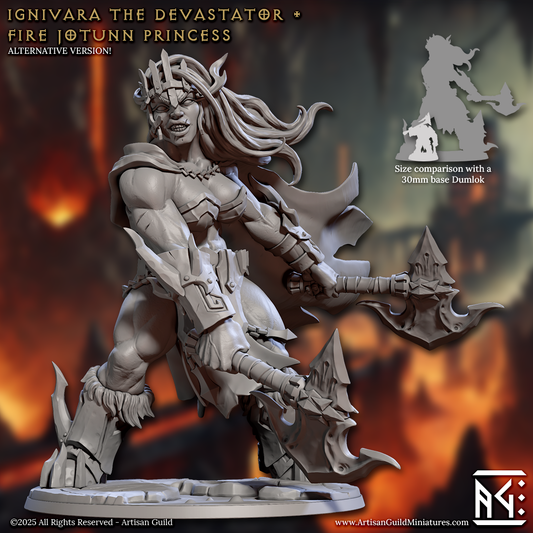 Ignivara the Devastator, Fire Jotunn Princess