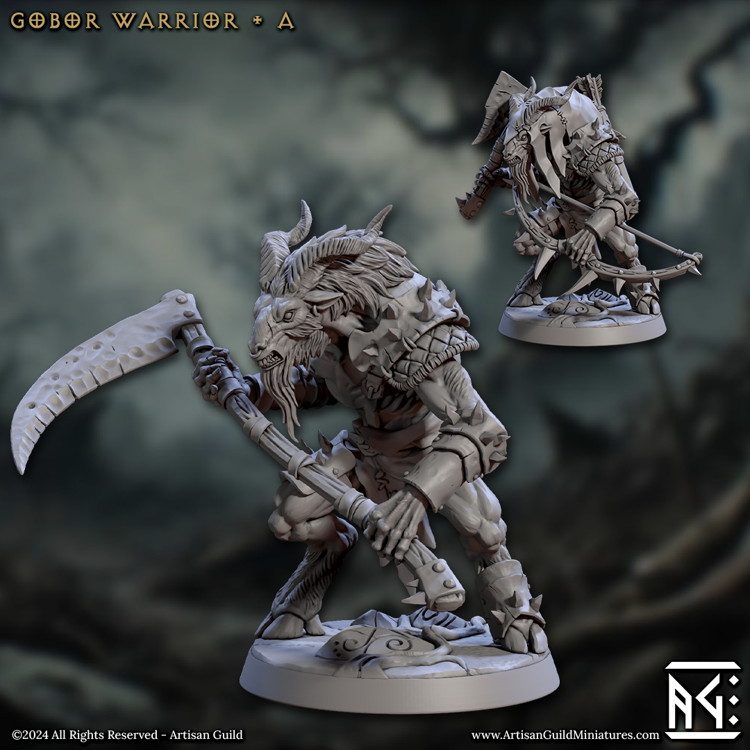 Gobor Warriors A to F- Double Kits