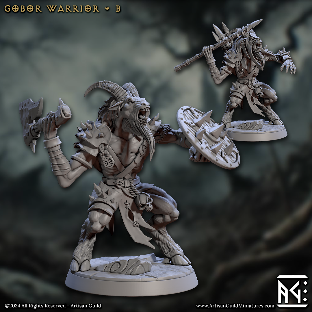 Gobor Warriors A to F- Double Kits