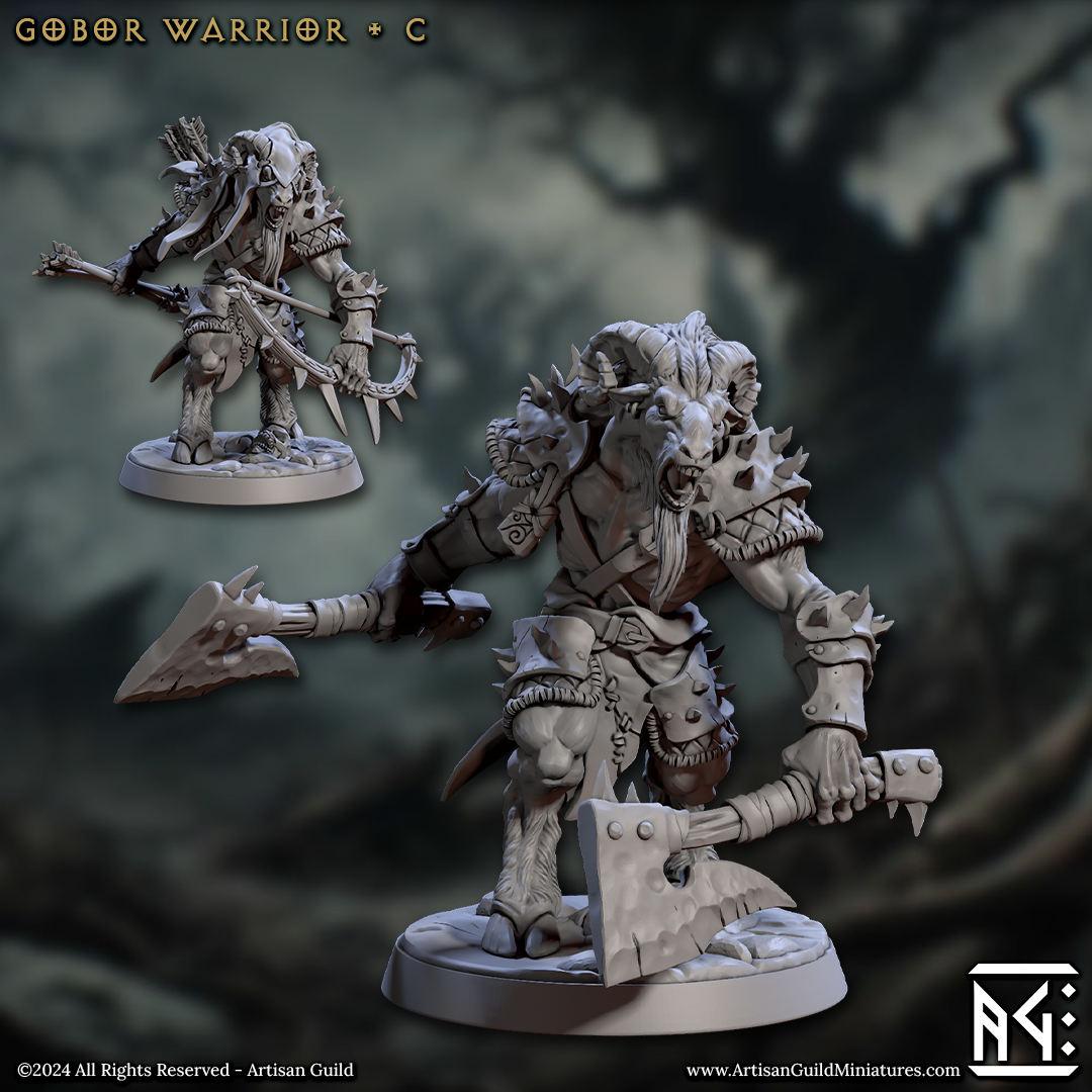 Gobor Warriors A to F- Double Kits