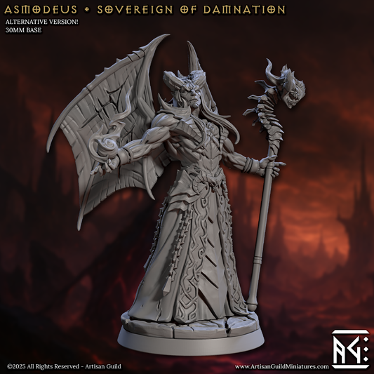 Asmodeus, Sovereign of Damnation (Wings & no Wings)