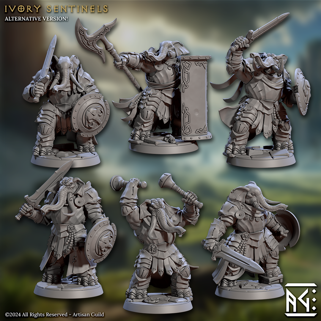 Ivory Sentinels (6 Models): Kit I & Kit II