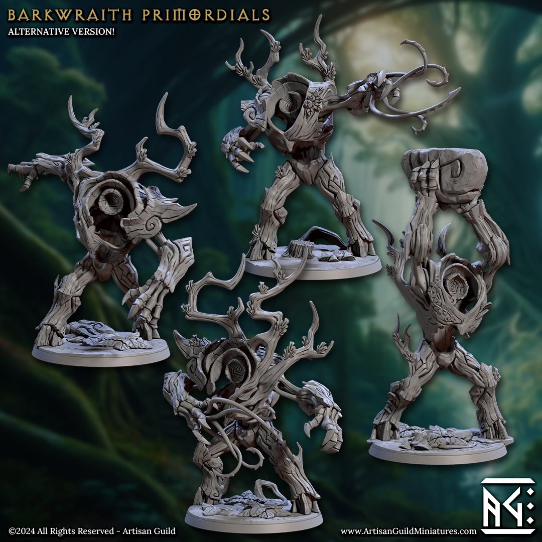 Barkwraith Primordials (4 models) - Kit I and Kit II