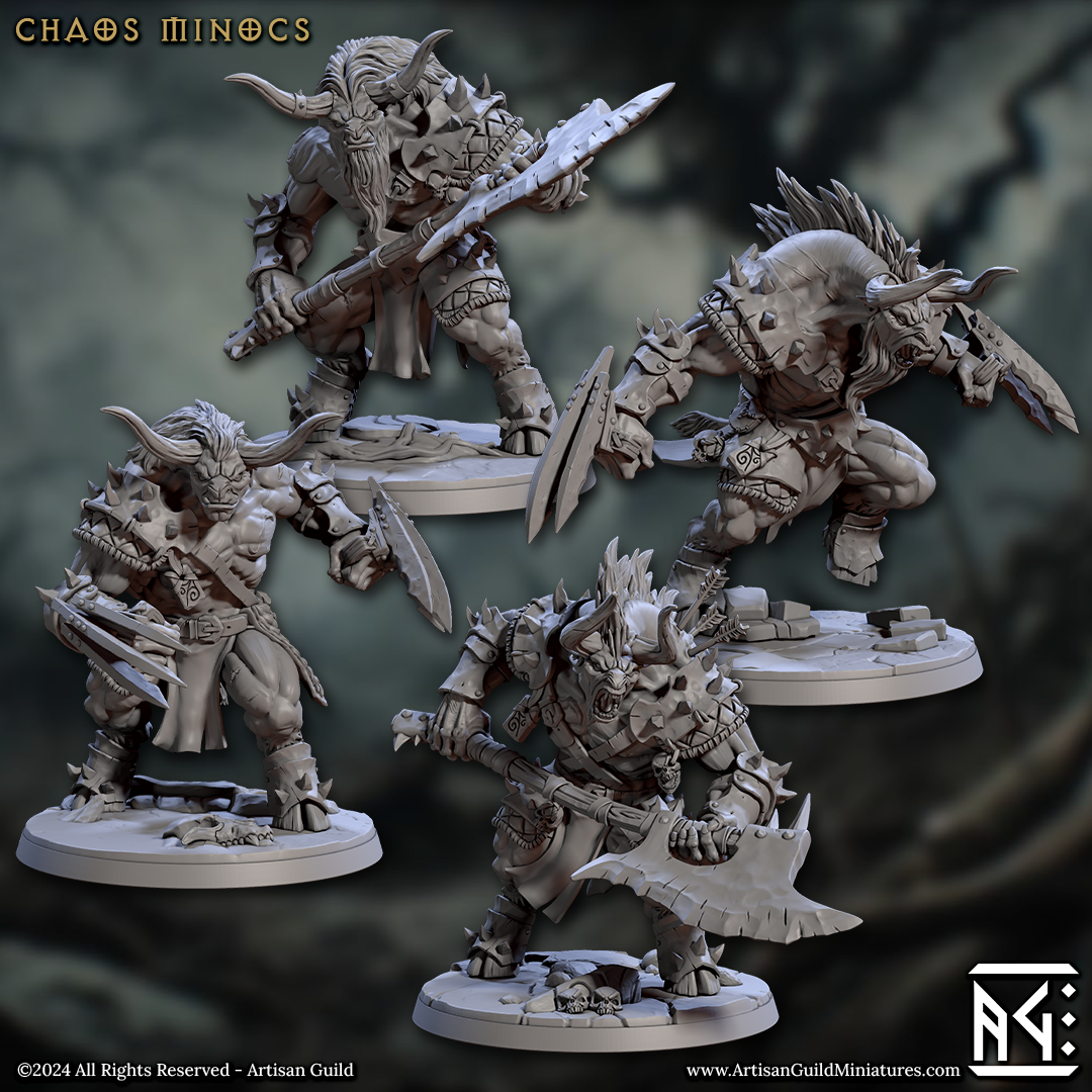 Chaos Minoc (4 Models):  Kit I or II