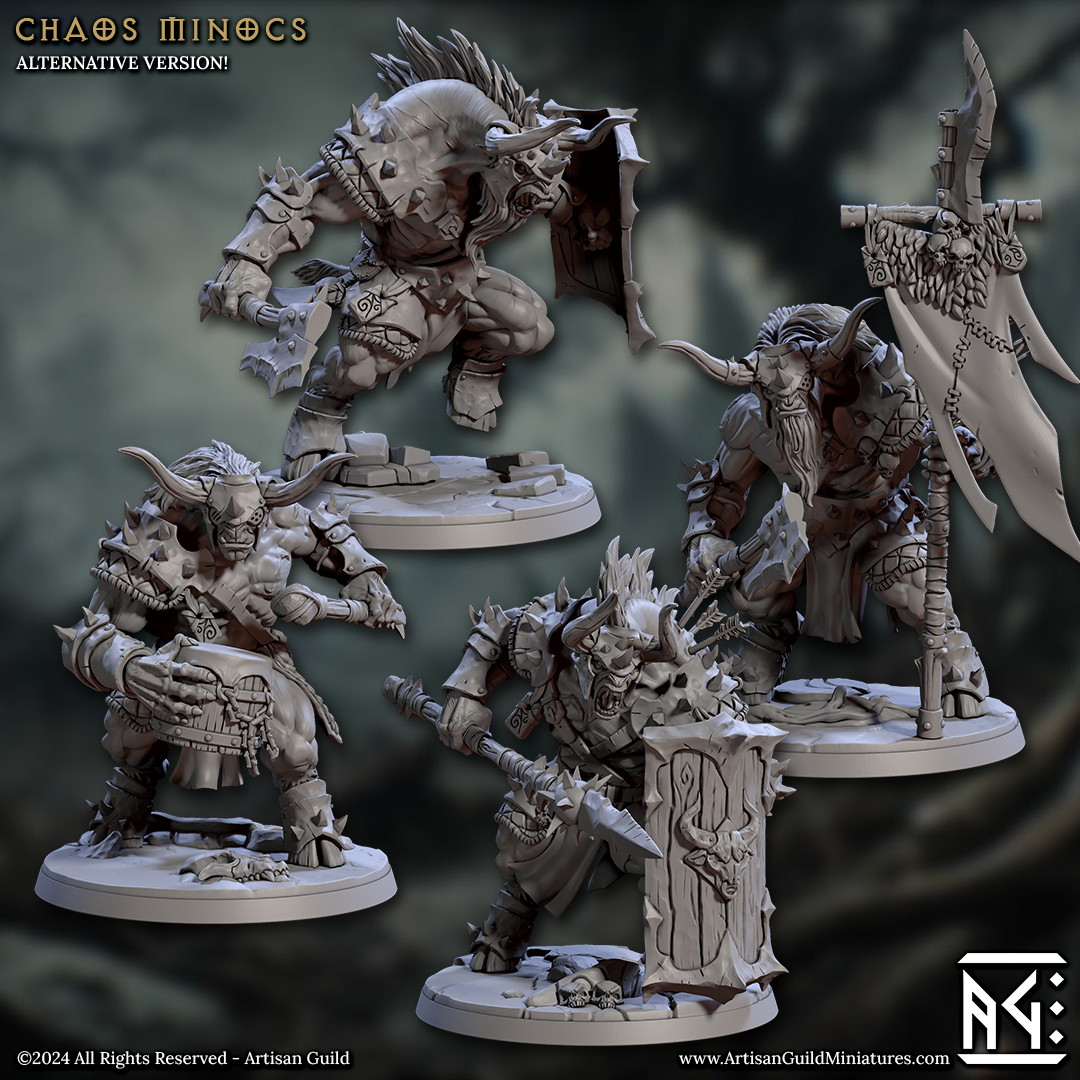 Chaos Minoc (4 Models):  Kit I or II